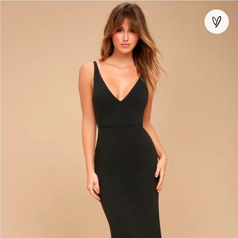 Lulus Melora Black Sleeveless Maxi Dress XS